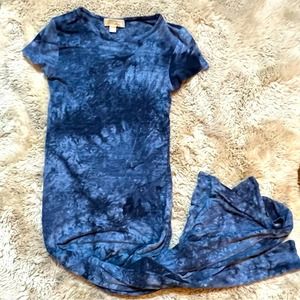 Blue Michael Kors Maxi Dress